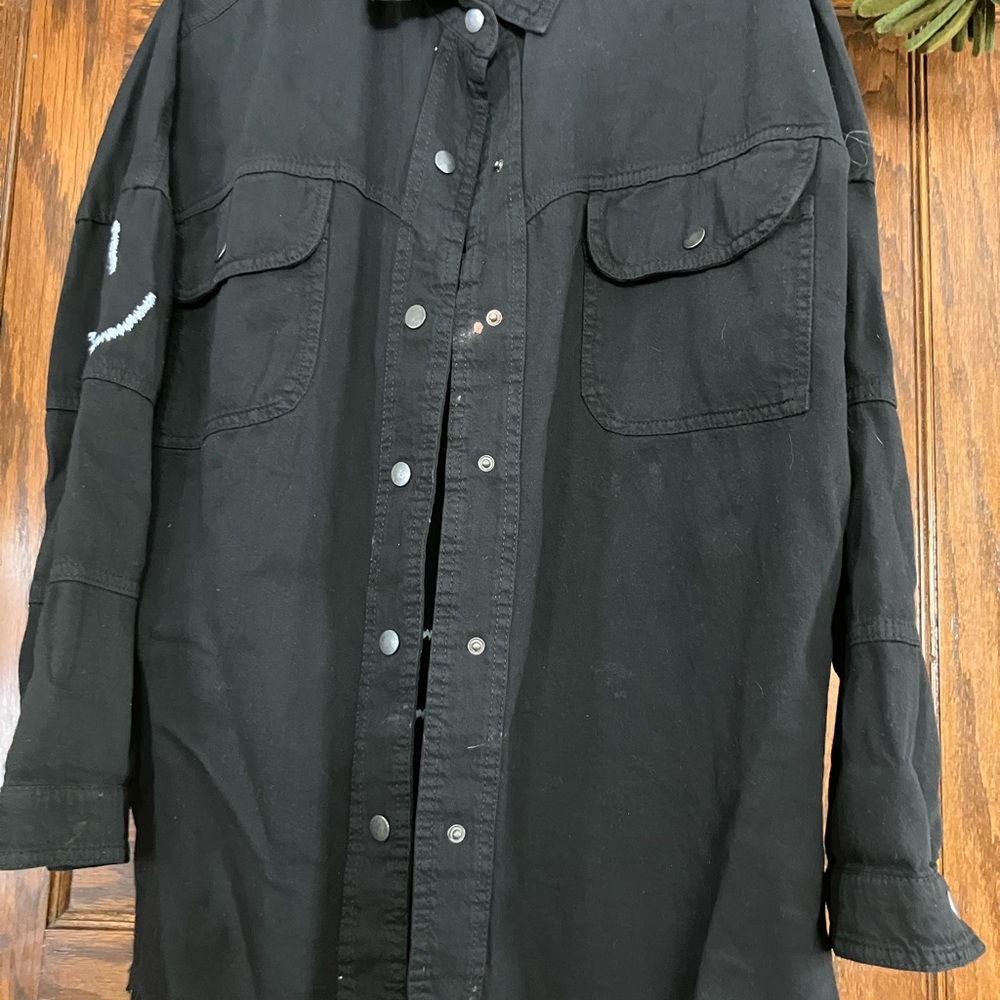 Elan Utility Jacket in Black